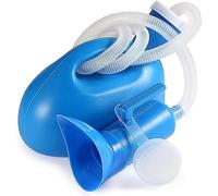Urine Bottles for Men Women Urinal Pee Bottle Universal Portable 2000 ML with Female Adapter for Camping Car Travel Urinal
