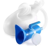 Urine Bottles for Men Women Urinal Pee Bottle Universal Portable 2000 ML with Female Adapter for Camping Car Travel