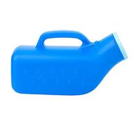 Urine Bottles Male, Portable Urinal Bottles for Men, Blue Plastic Pee Bottle with Lid for Hospital Use, Home Care, Travel and Camping