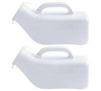 Urine Bottles Male,Portable Urinal Toilet,1200ml Pee Bottle for Men,2 Pack Spill Proof Urinal Bottle for Car,Hospital, Travel,Camping,Elderly & Incontinence