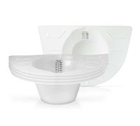 Urine Collection Hat for Toilet - 5 Pack of Reinforced Ribbing Specimen Pans with Wide Brim Wings - Urine and Stool Collector