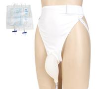 Urine Collector for Men 1 Set Comprehensive Male Urine Collector Includes Fixing Underwear, Silicone Funnel, Conduit, 1000ml & 2000ml Bag for Bedridden Patient, Hospital for