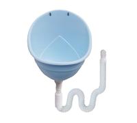 Urine Diverter Toilet - Portable Urinal System, Compact Wall Fixture | Waterless Liquid Separator Design, Splash-Free Male Funnel, Outdoor Camping Sanitation, Backyard Privacy Bathroom Solution