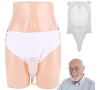 Urine Drainage Bag System 1000 ml, Unisex Wearable Urine, Incontinence Device for bedridden Patients, Travel, Adjustable(Older Male)