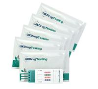Urine Drug Testing Kits - Harm Reduction - Tests for 4 Most Abused Party Substances (5 Tests)