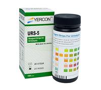 Urine Infection Test 5 Parameter Urine Dip Test (100 Test Strips per Pack pH Glucose Protein Blood & Ketones)