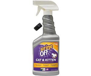 Urine OFF Cat Urine Stain and Odour Remover Spray Enzyme Urine Odour Eliminator for Hard Surfaces Pet and People Friendly - 500 ml