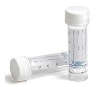 Urine Sample Bottles 200 Clear with Label Specimen Bottles for Urine Leak Proof Screw Tops BY Noondl Health (200)