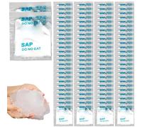 Urine Solidifier, 100Pcs Urine Solidifier and Deodorizer Absorbent Poo Gel Portable Toilet Powder with Water-Soluble Package Bag Emergency Toilet Waste Pee Gel
