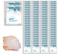 Urine Solidifier and Deodorizer Absorbent Poo Gel 100Pcs Portable Toilet Powder with Water-Soluble Package Bag Emergency Toilet Waste Pee Gel.