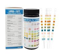 Urine Test Strips 100 Pack, 10 Parameter Urinalysis Strips, Home Use Monitoring, Fast Results in 30-120 Seconds, Easy Read Colour Chart