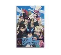 URIWYR Blue Exorcist Poster Wall Art Aesthetic Cover Room Vintage Poster Decorative Painting for Living Room Bed Room 12x18inch(30x45cm) Unframe-style