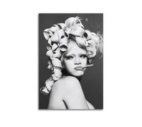 URIWYR Rihanna Poster Wall Art Aesthetic Cover Room Vintage Poster Decorative Painting for Living Room Bed Room 12x18inch(30x45cm) Unframe-style
