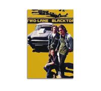 URIWYR Two-Lane Blacktop Poster Wall Art Aesthetic Cover Room Vintage Poster Decorative Painting for Living Room Bed Room 08x12inch(20x30cm) Unframe-style