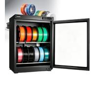 URJWAN 3D Printer Filament Storage Stand & Sealed Cabinet with Dehumidifier | Industrial Sealed Cabinet Holds more Spools | Protects PLA, ABS, PETG, TPU from Moisture & 70L
