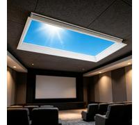 URJWAN Artificial Skylight Lamp, Blue Sky False Window Light (3000K-6000K), Recessed Circadian Sunlight Simulation Embedded-60 * 120cm