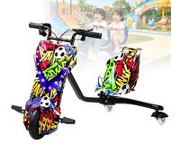 URJWAN Kids Electric Drift Scooter Electric Drift Trike for Kids,Drift Trike for Kid Ride on Tricycles,- 360° Rotating BIKE Trike with LED Lights & Adjustable Speed 6-inch-H