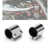 URLWALL 1'' Butt Joint Exhaust Sleeve Clamp Band, 2pcs High Temp Exhaust Narrow Band Muffler Seal Clamp For Yamaha Banshee 1987-2006 Exhaust Pipes Muffler Ends And Exhaust System Connection