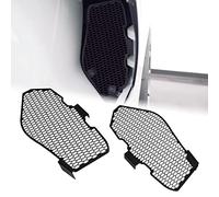 URLWALL 2PCS Side Intake Grille Guard Set, Driver and Right Passenger Side Front Bumper Grille Grill Cover, Black Side Pair Air Intake Vent for Corvette C8 2020-2022 (Black)