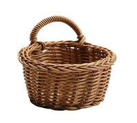 URMAGIC Hanging Wall Storage Basket with Handle, Decorative Wall Basket Planter for Fruits, Vegetables, Sundries, Flowers