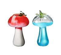 URMAGIC Mushroom Cups, 2 Pcs Creative Drinking Glasses, 280ml Cocktail Glasses, Bubble Wine Glass, Juice Glasses, Bar Party Glassware, Martinis Cups