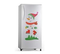 URMAGIC Snowman Fridge Stickers,Snowman Refrigerator Magnets,Christmas Decorations,Christmas Wall Stickers,Christmas Garage Door Stickers,Snowman Door Clings,Snowman Window Decals (X)