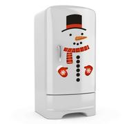 URMAGIC Snowman Fridge Stickers,Snowman Refrigerator Magnets,Christmas Decorations,Christmas Wall Stickers,Christmas Garage Door Stickers,Snowman Door Clings,Snowman Window Decals (A)