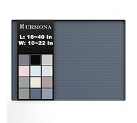 URMONA 34'' x 22'' Waterproof Silicone Under Sink Mat Cabinet and Counter Protector, Shelf Liner for Kitchen and Bathroom, Storage and Organizers, Litter Mat, Pet Cat Puppy Essentials（Charcoal）