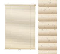 UrMoon Venetian Blinds, Easy Fit Window Blackout Blinds Shutters Twist Open Close Windows Treatment for Home Office (Bronze, 48cm W x 122cm H)