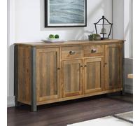 Urmston Elegance Reclaimed Wood 4 Drawer Large Sideboard