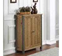 Urmston Elegance Reclaimed Wood Small Shoe Storage Cupboard