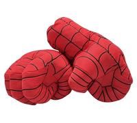 UrMsun Superhero Hands Gloves Kids Cosplay Costumes Fists,Big Soft Plush Hero Fists,Cosplay Halloween, Roleplay Gift for Birthday, Christmas for Boys Kids Children (Red)