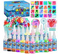 URMYWO Magic Water Elf Toy Kit, DIY 3D Magic Gel Pet Toy Set, 20 Gels & 24 Molds,Craft & Art Kits Children’s Day Gift for Kids 4 5 6 7 8 9 10 Years Old