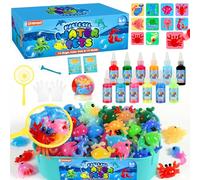 URMYWO Magic Water Elf Toy Kit, Water Gel Kit Pets, 12 Gels & 10 Molds, Make Your Own Squishies Sensory Toys for Kids, DIY Craft Kits, 4 5 6 7 8 9 10 Year Old Boy Girl Birthday Gifts