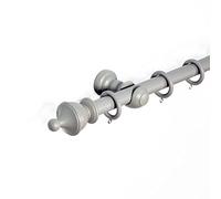 URN Finial 28 mm Wooden Curtain Poles Fixed Length Multi Finials Curtain Pole Wooden Beautiful Design Wooden Finials,Truffle URN 300 cm