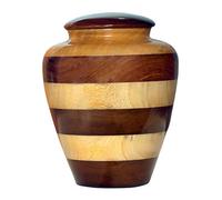 Urn for Ashes Adult Human Ashes Memorial Box Cremation Urn Box pet Ashes Box Handmade Wooden urn Box for Ashes Large Burial urn Box (Medium 120 LBS, Rosewood)