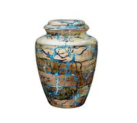 Urn for Ashes Adult Human Ashes Memorial Box Cremation Urn Box pet Ashes Box Handmade Wooden urn Box for Ashes Large Burial urn Box (Extra Large 250 LBS, Fractal Burning)