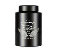 Urn for Dog Ashes, Memorial Urn for Animal Ashes | Stainless Steel Cremation Memory, Ideal for Funeral Home, Garden or Burial Place Display