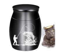 Urn for Dogs | Memorial Aluminium Urn in the Shape of a Door for Kittens Ashes, Pet Supplies for Cremation of Small Animals Table