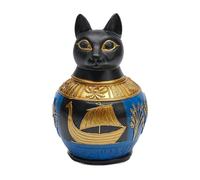 Urn for Storing Pet Ashes | Egyptian Resin with Spiritual Meaning | Pet Ash Box - For Remembrance Loss Home Mourning Desk Honor Treasure Precious Memories