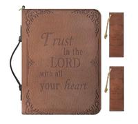 Urndoeng Bible Covers for Women Girls Bible Carrying Bag with Removable Pen Slots for Bible Study Church Religious Bible Organizer Trust in The Lord
