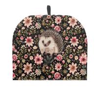 Urndoeng Insulated Tea Cosy For Breakfast & Tea Time Durable Heat-Resistant Cover w/Hanging Loop 4-8 Cup Teapot Kitchen Décor Cute Hedgehog Print