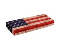 Urndoeng Piano Keyboard Cover Waterproof fits for p225,Fp-30x,p45 Piano Cover With elastic band Keyboard Dust Cover 54 key,61 key Retro Usa Flag Print Small
