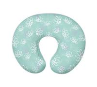 Urndoeng Pillow Covers Girl,Nursing Pillow Cover for Breastfeeding Pillow,Feeding Pillow Cover,Baby Pillow Cover,Floral Pillow Cover,Awake Time Only Chic Floral Print