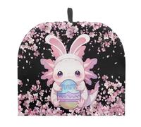 Urndoeng Pink Easter Tea Cosy For Breakfast & Tea Time, Heat-Resistant Cover W/Hanging Loop, 4-8 Cup Teapot Insulator, British Kitchen DéCor Salamander Print