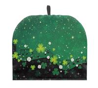 Urndoeng St. Patrick'S Day Green Tea Cosy For Teapot Quilted Padding & Heat-Proof Teapot Cover For British Breakfast & Coffee Time Starry Night Print