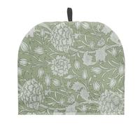 Urndoeng Tea Cosy For 6-Cup Teapot Inspired Insulator w/Hanging Loop Heat-Resistant For Tee Time Machine Washable William Morris Green