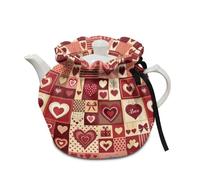 Urndoeng Teapot Thermal Cover Christmas Lights Print Tea Cozy For Teapot Insulated For Protecting Kettle Coffee Pot Ideal To Keep Warm At Breakfast Kitchen And Coffee Table Decorations