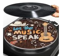 Urndoeng Turntable Mat Platter Slipmat For 12" Vinyl Vintage Record Player - Antistatic Cover, Reduces Noise & Sounds From Static & Dust - Record Player Mat Let the Music Speak