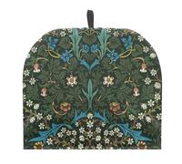 Urndoeng William Morris Print Tea Cosy for Teapot,Tea Cosy With Handle Hanging Teapot Dust Novelty Kitchen Kettle Dust Cover for Home Decoration